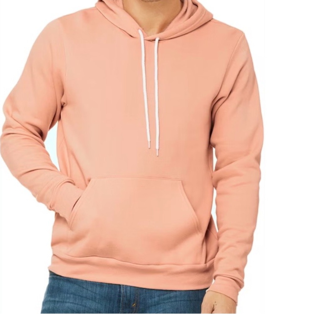NWOT Bella Canvas Peach Hoodie B10